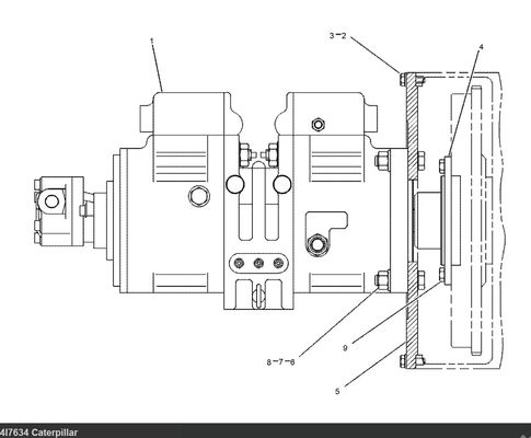 4I-7638 4I-7634 MAIN PUMP K3V63DT PUMP GP-PISTON GEAR 4I7634 FOR CATERPILLAR CAT 311 312 315 317 315B 315BL